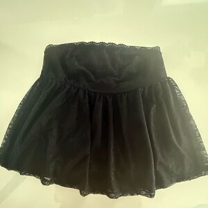 Torrid Black Lace babydoll tube top Strapless